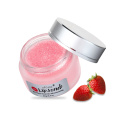 Exfoliant pour les lèvres hydratant à l&#39;extrait de fraise personnalisable en usine Soin des lèvres exfoliant éclaircissant